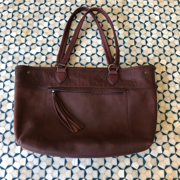 Brown butter leather bag last price - Picture 2 of 5